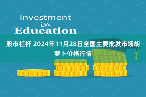 股市杠杆 2024年11月28日全国主要批发市场胡萝卜价格行情