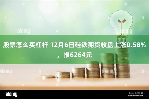 股票怎么买杠杆 12月6日硅铁期货收盘上涨0.58%，报6264元