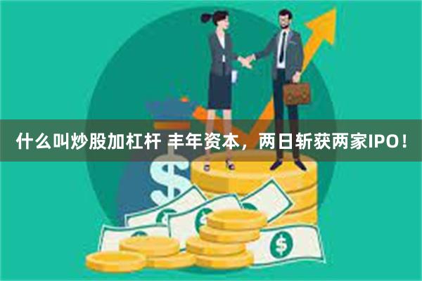 什么叫炒股加杠杆 丰年资本，两日斩获两家IPO！
