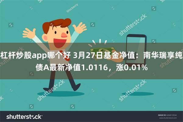 杠杆炒股app哪个好 3月27日基金净值：南华瑞享纯债A最新净值1.0116，涨0.01%