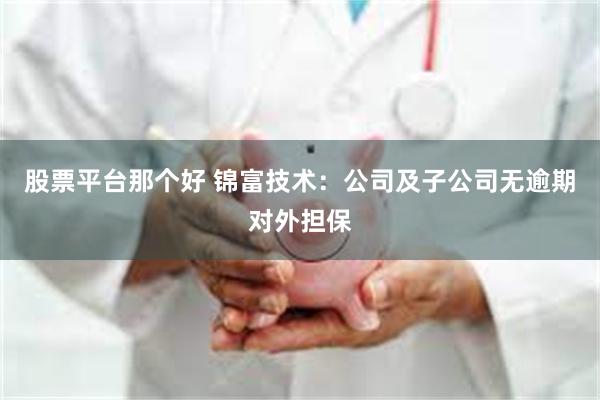 股票平台那个好 锦富技术：公司及子公司无逾期对外担保