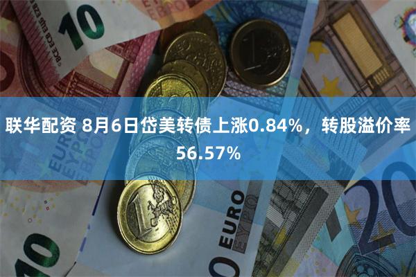联华配资 8月6日岱美转债上涨0.84%，转股溢价率56.5
